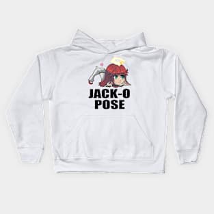 Jack-o pose Kids Hoodie